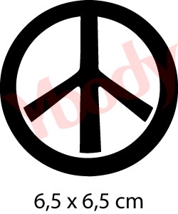Peace Tattoo Schablone