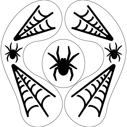 Spinneweben - Hexe Schminken