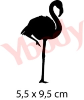 Flamingo Glitzer Tattoo Schablone