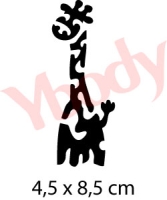 Kindertattoo Giraffe