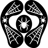 Spinneweben - Hexe Schminken